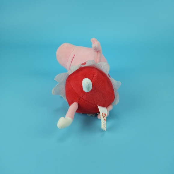 TY 2015 Ballerina Peppa Pig 8" Plush Toy Red Pink - Picture 9 of 12